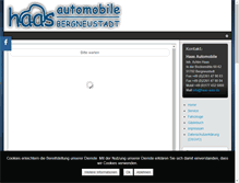 Tablet Screenshot of haas-auto.de